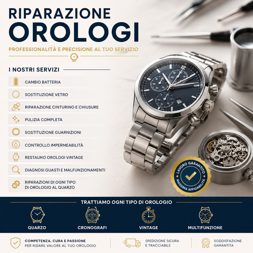Riparazione orologi polso - da, |